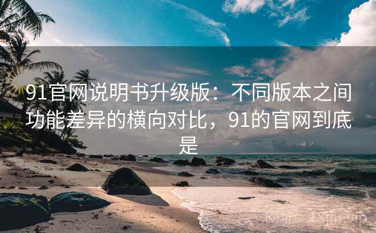 91官网说明书升级版:不同版本之间功能差异的横向对比,91的官网到底是 91官网说明书升级版:不同版本之间功能差异的横向对比,91的官网到底是