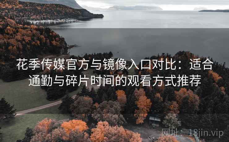 花季传媒官方与镜像入口对比：适合通勤与碎片时间的观看方式推荐