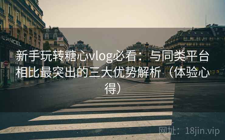 新手玩转糖心vlog必看：与同类平台相比最突出的三大优势解析（体验心得）