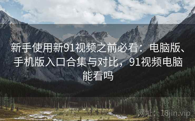 新手使用新91视频之前必看：电脑版、手机版入口合集与对比，91视频电脑能看吗