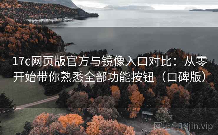 17c网页版官方与镜像入口对比：从零开始带你熟悉全部功能按钮（口碑版）