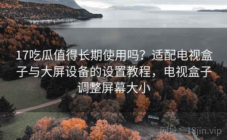 17吃瓜值得长期使用吗?适配电视盒子与大屏设备的设置教程,电视盒子调整屏幕大小 17吃瓜值得长期使用吗?适配电视盒子与大屏设备的设置教程,电视盒子调整屏幕大小